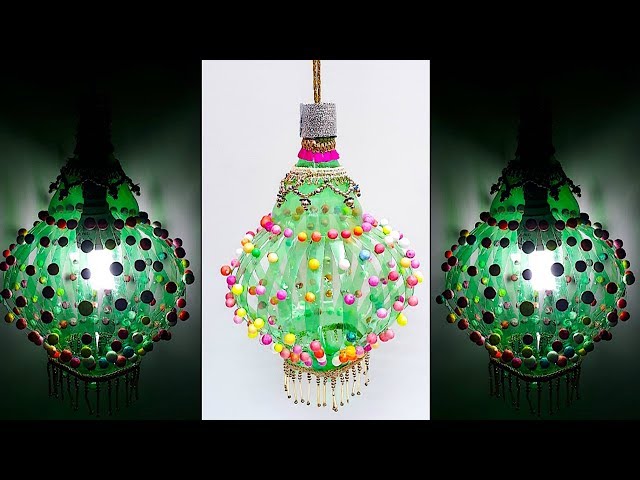 Lantern/Tealight Holder from Waste plastic bottle at home| DIY Home Decorations Idea