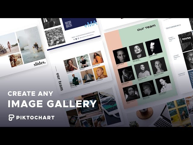 How to Create ANY Image Gallery Layout | Piktochart Tutorial