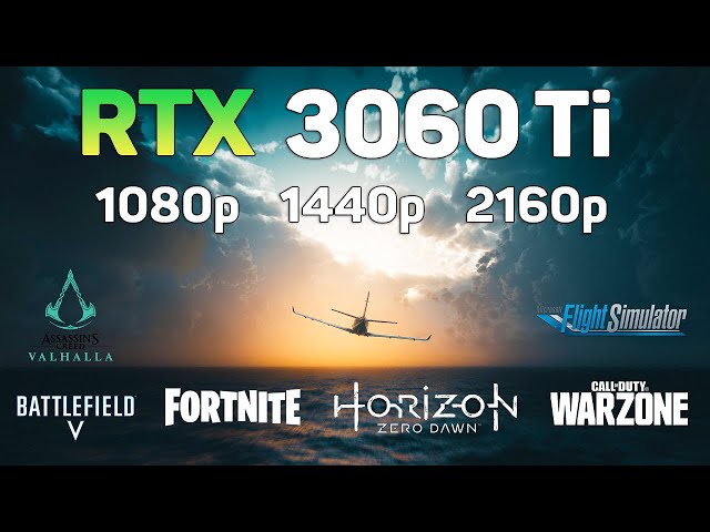 RTX 3060 Ti 1080p, 1440p , 4K - 8 Games Benchmark Test