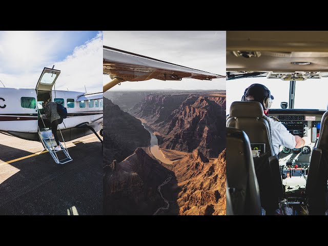 GRAND CANYON PLANE FLIGHT EXPERIENCE | FLYING OVER THE GRAND CANYON'S WEST RIM