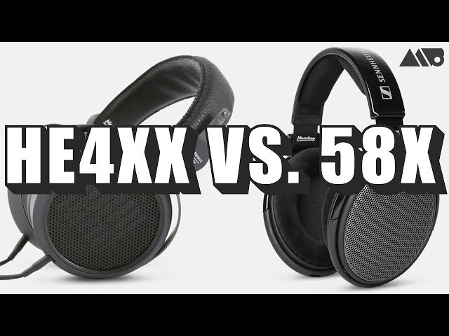 Drop / Massdrop 58X vs. HE4XX Headphone Comparison Review! (Sennheiser vs. HifiMan)