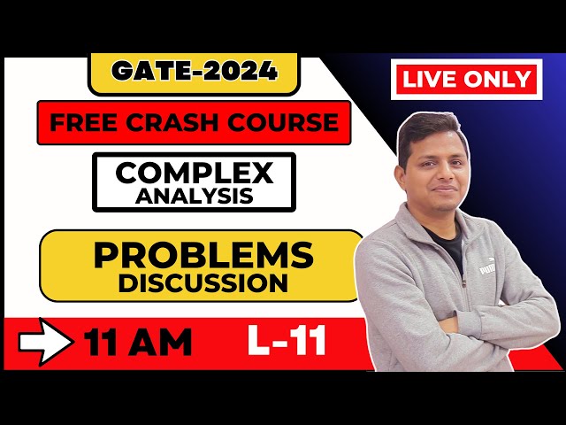 Free Gate-2024 Crash Course: L-11 Problem Discussion | Sunil Bansal