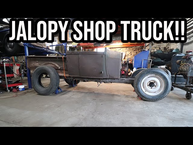 Blown Flathead Powered Jalopy Shop Truck Build!! - 1928 Ford Roadster Pickup
