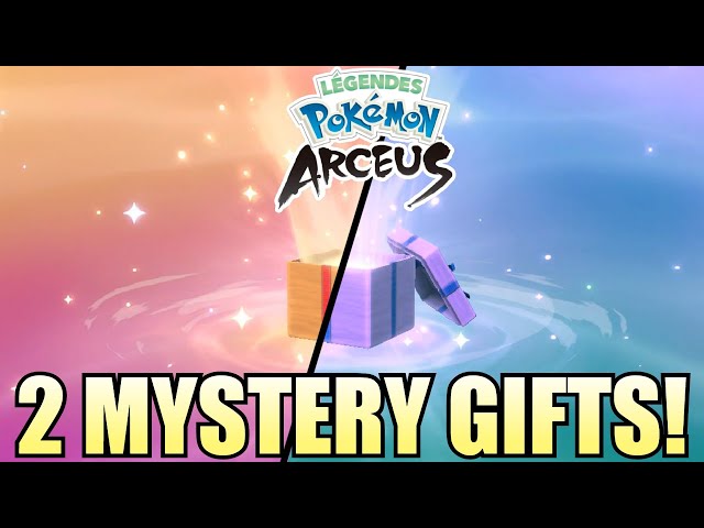 DOUBLE Mystery Gifts for Pokemon Legends Arceus