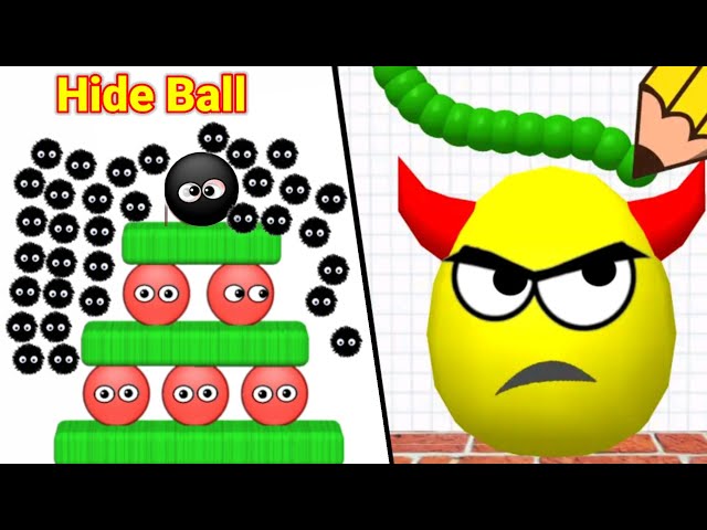 😆📲🎯/  Hide Ball (draw to smash, save the dog ) brain teaser games/ 2048 gameplay part 15