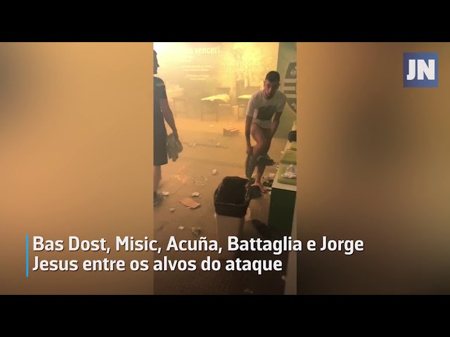 Balneário Sporting após agressão adeptos!!!