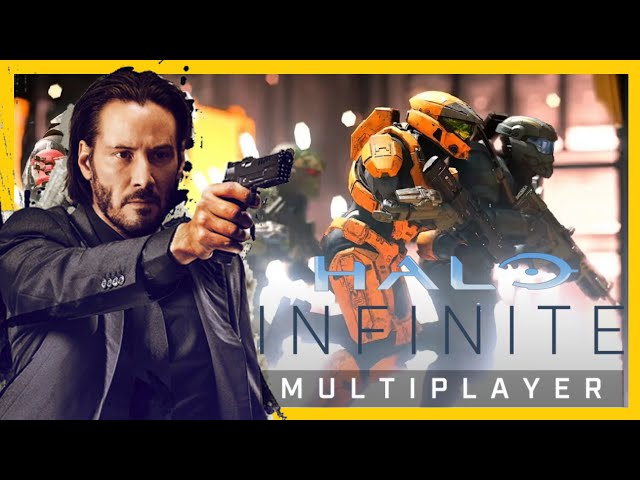 John Wick in Halo Infinite Multiplayer