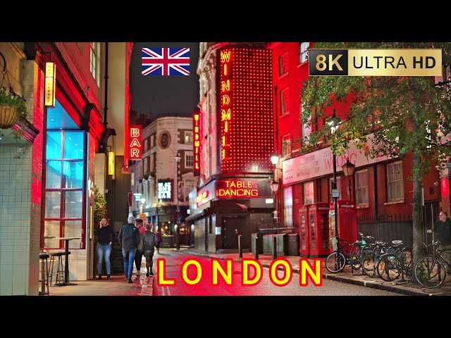 London Walk Static Cinematic Shoots: Most Famous Places 8K