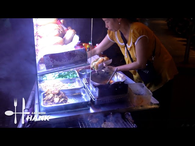 Bánh mì  Street Food in Vietnam  Ho chi minh city