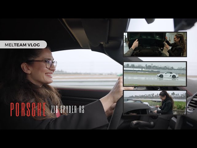 MELTEAM Vlog: Porsche 718 Spyder RS Test beim Porsche Experience Center am Hockenheimring.