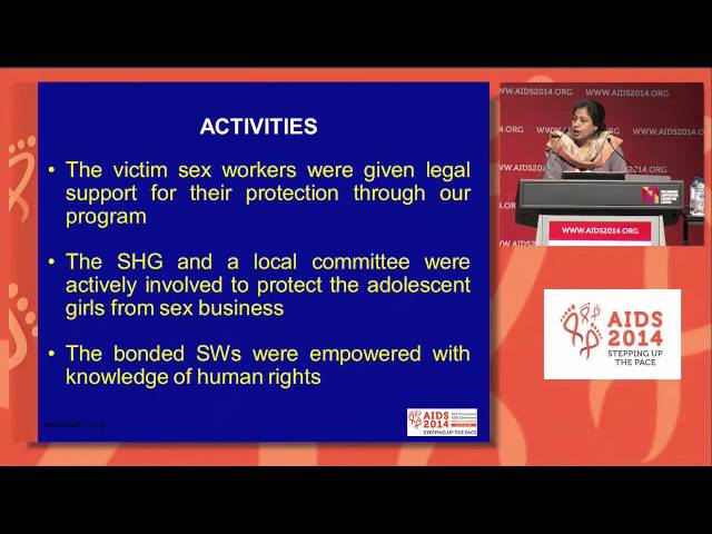 Prevention of HIV among bonded sex workers through establishing human rights