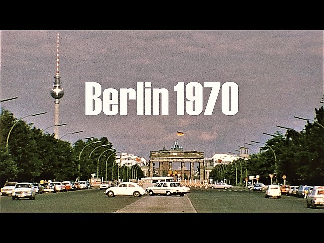 Berlin 1970 - Top 10 sightseeing - Ku´damm - Mauer - Rundblicke von Siegessäule & Funkturm