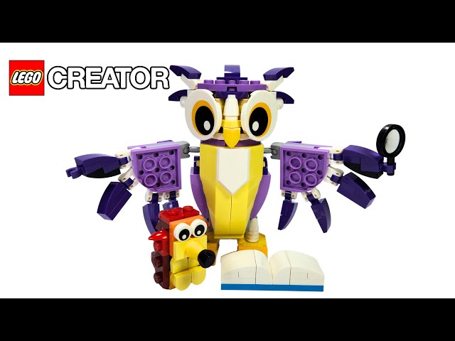 LEGO Creator 31125 Fantasy Forest Creatures - OWL and HEDGEHOG  - LEGO Speed Build