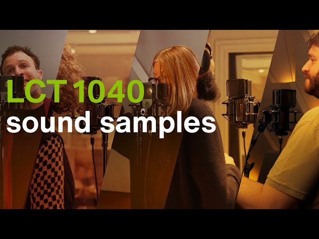 Vocals, Rap, and Voice Over Sound Samples - LCT 1040 microphone system