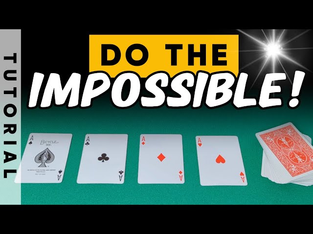 Aces Revealed: Incredible Self-Working Card Trick Tutorial!