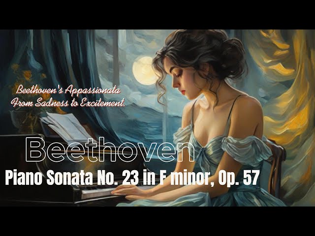 Beethoven's Appassionata with Story - From Sadness to Excitement. Piano Sonata No. 23 Op. 57