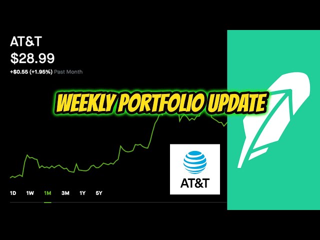 How Many Shares of AT&T to earn $300 per Month, Weekly Portfolio Update