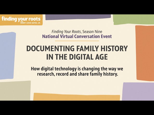 Documenting Family History in the Digital Age