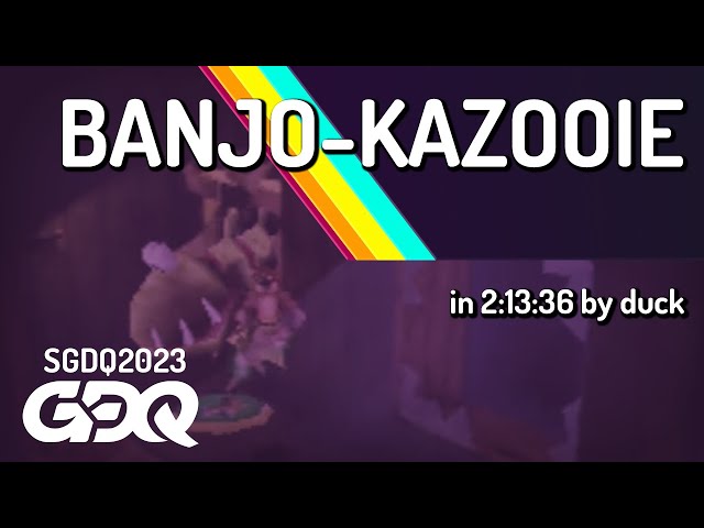 Banjo-Kazooie by duck in 2:13:36 - Summer Games Done Quick 2023