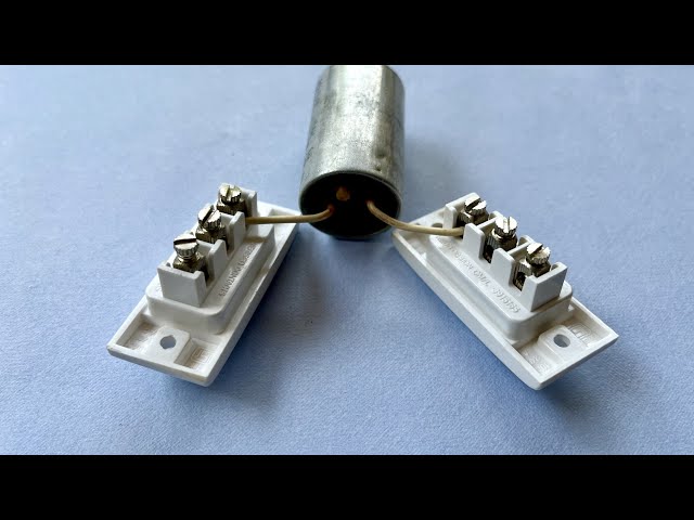 Crazy 😜 Switch wiring with Capacitor | Two way switch connection with capacitor |