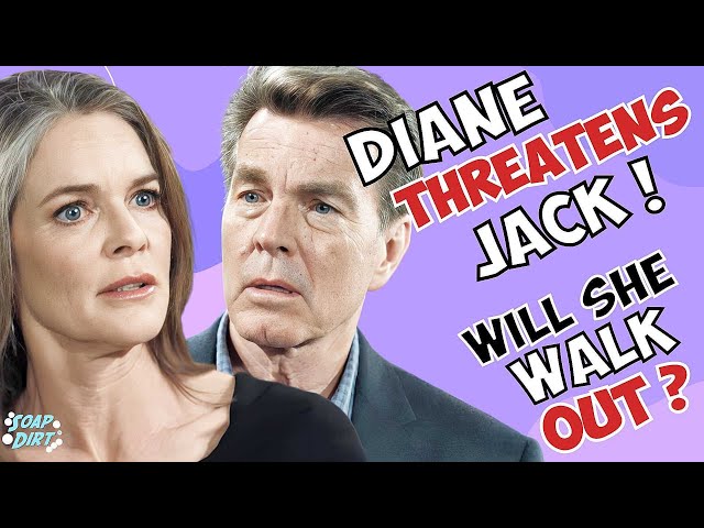Young and the Restless: Diane Threatens to Leave Jack – Are They Done & Phyllis Slides Back in? #yr