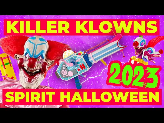 Killer Klowns at Spirit Halloween 2023!