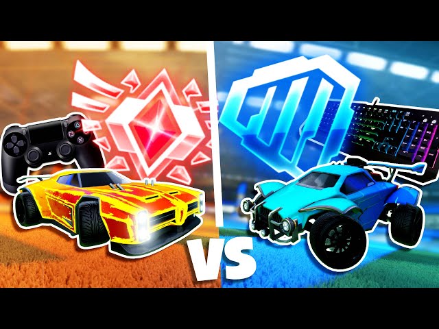 Controller vs Keyboard 1v1 at EVERY Rank in Rocket League