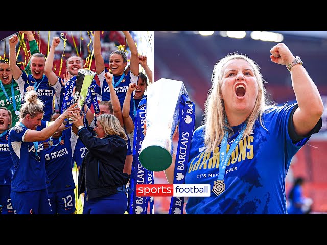 Emma Hayes reacts to winning the WSL title again! 🏆🏆🏆🏆🏆🏆🏆
