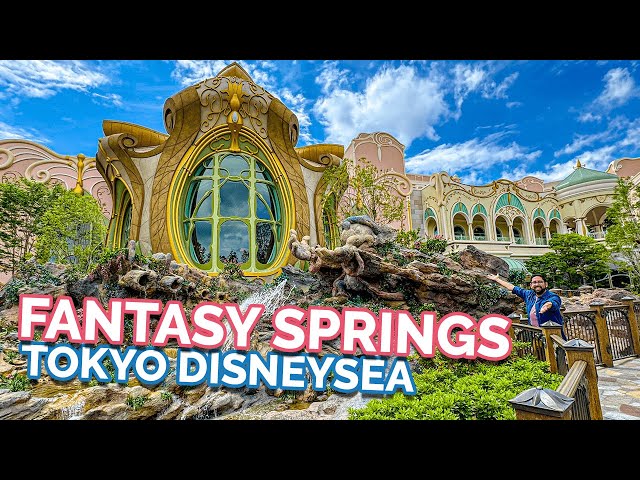 NEW First Visit to Fantasy Springs at Tokyo DisneySea!