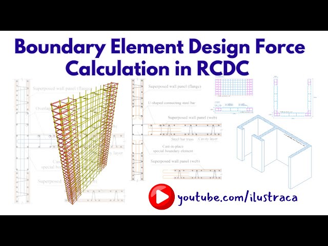 Boundary Element Design Force Calculation in RCDC | Shear Wall Design | ilustraca | Sandip Deb