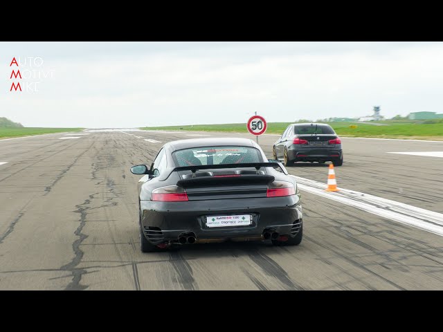 1500HP ES Motor Porsche 996 Turbo 0-359 KM/H Accelerations!