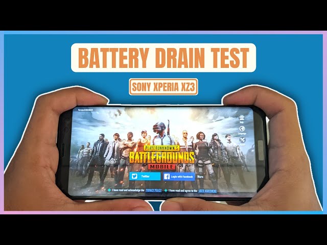 Sony Xperia XZ3 Battery Performance Test