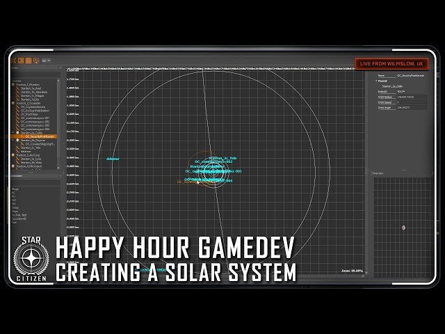 Star Citizen: Happy Hour Gamedev - Creating a Solar System