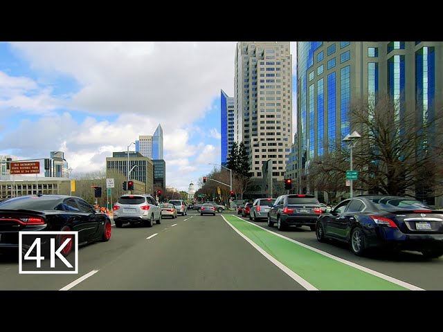 [4K] Sacramento - Capitol Mall Boulevard