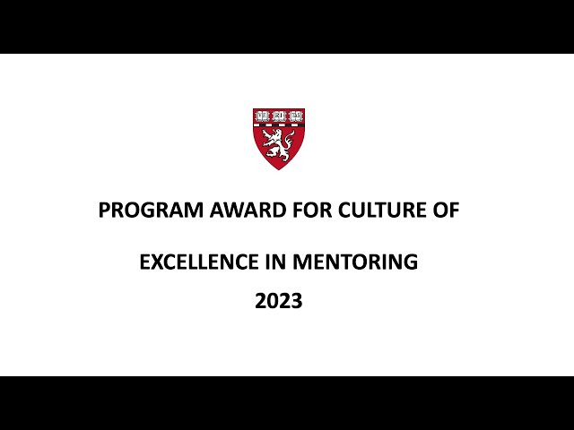 Program Award for Culture of Excellence in Mentoring 2023