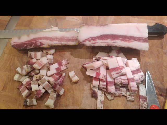 Homemade Guanciale vs Bought