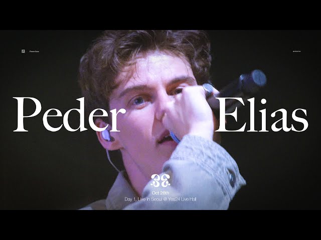 231026 Peder Elias (페더 엘리아스) - Good For You (Live in Seoul, Korea / Night 1)