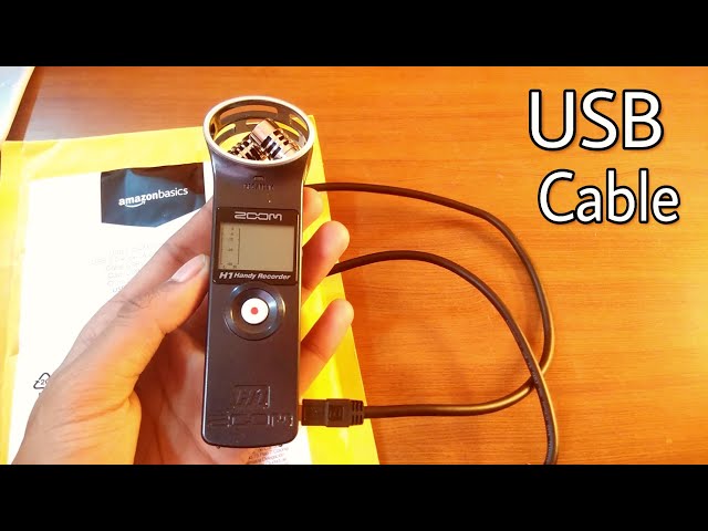 Zoom H1 USB Cable unboxing Amazon ¦ Connect Zoom H1 to PC ¦ Zoom H1 as a USB Mic ¦ Zoom H1 USB Wire