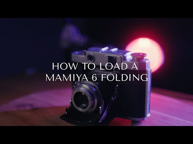 How to load a Mamiya Six Folding