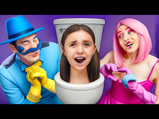 Skibidi Toilet Was Adopted by Mommy Long Legs and Daddy Long Legs! Roblox Skibidi Toilet is Missing!