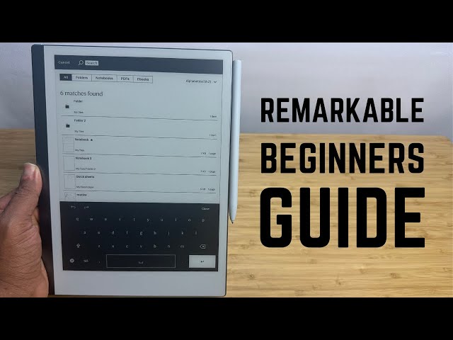 reMarkable - Complete Beginners Guide