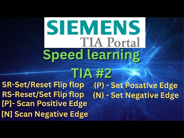 Speed learning TIA portal, Basic instructions. #2