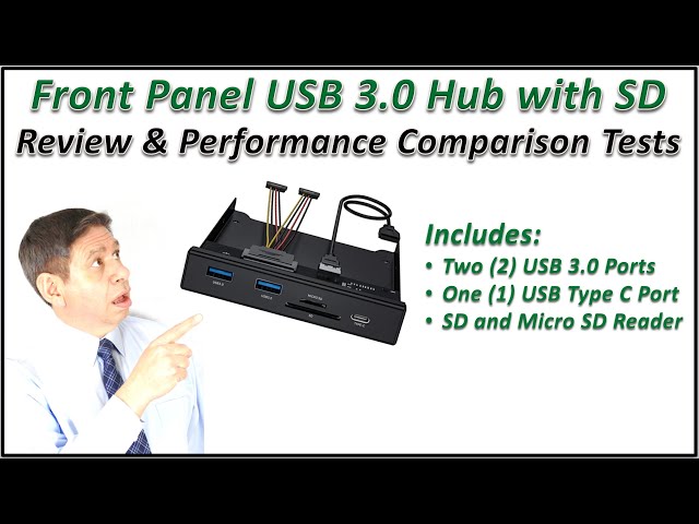 BYEASY Front Panel USB 3.0 Hub Review – Box Opening, Installation, Testing and Performance Compare