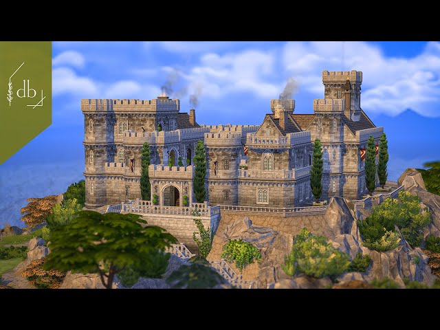 Windenburg Isle Castle | The Sims 4 Speed Build