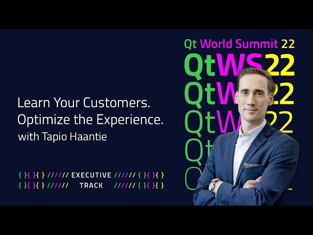 Qt Insight. Learn Your Customers. Optimize the Experience | #QtWS22