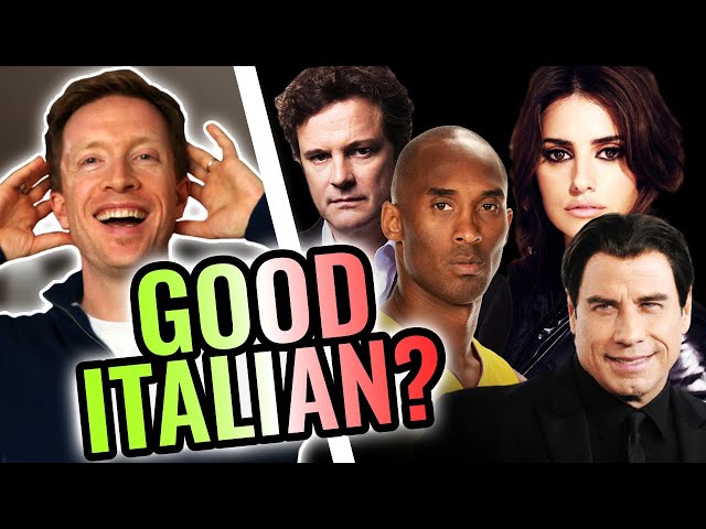 Polyglot Reacts: 8 Celebs Speaking Italian