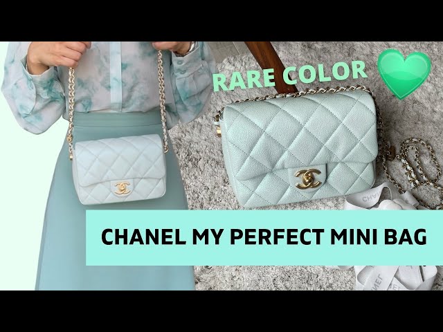 💚 CHANEL My Perfect Mini Iridescent Green Caviar Bag | Complete Review