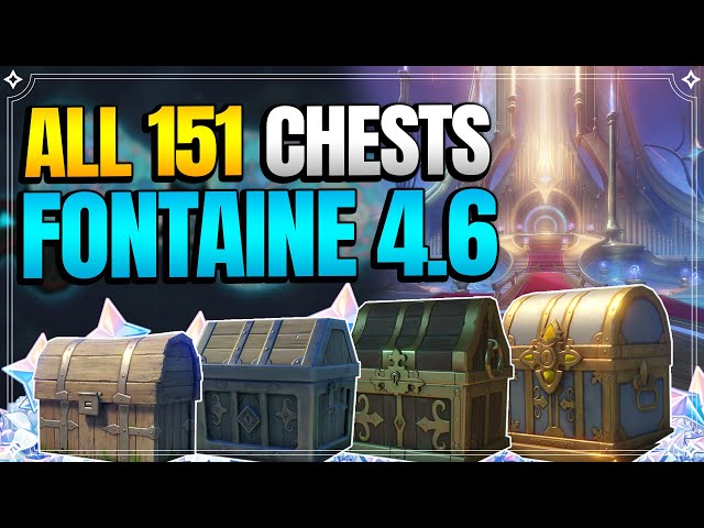 ALL Chest Locations in Fontaine 4.6 | In Depth Follow Along |【Genshin Impact】