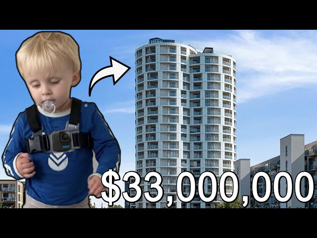 Inside A $33,000,000 Apartment Building | GoPro Toddler (Baby POV)