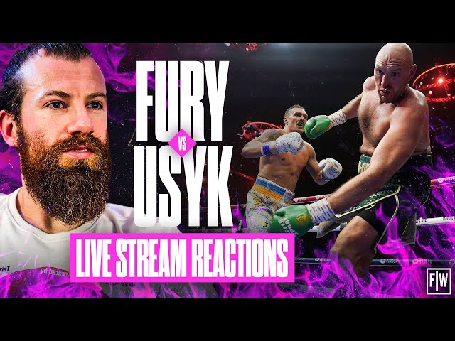 TYSON FURY VS OLEKSANDR USYK | Full Live Stream Reactions | #FuryUsyk #RingofFire #Undisputed